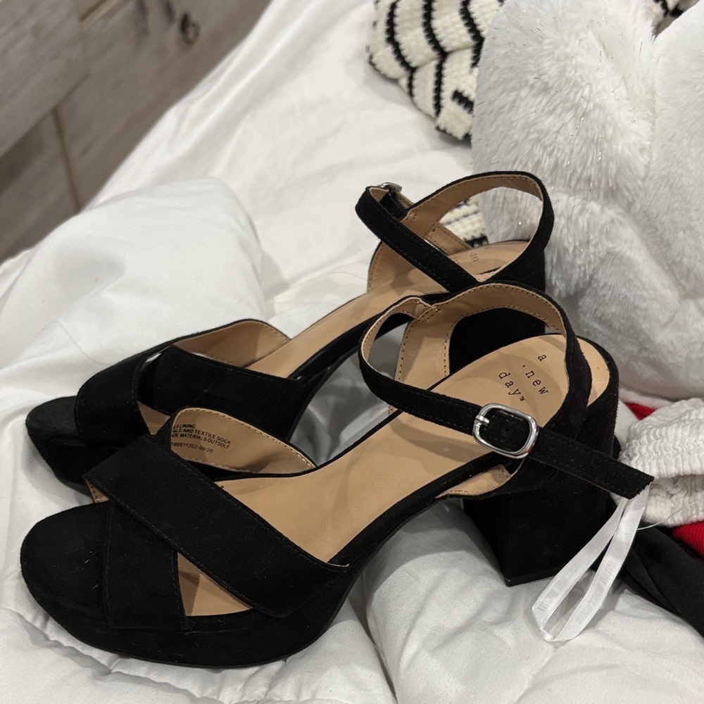 Target Black Strappy Women's Heels